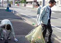 清掃活動　千葉支店