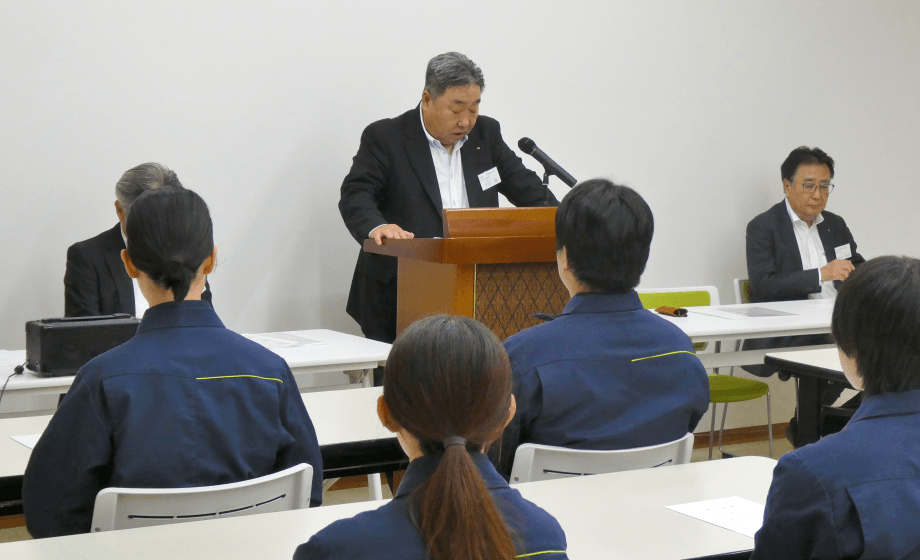 新入社員初級教育についての講評